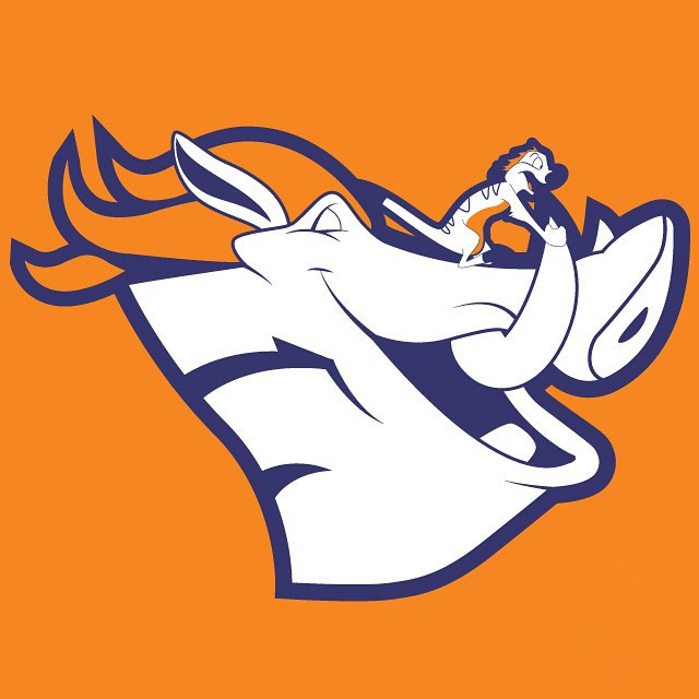 Denver Broncos logo iron on transfers...